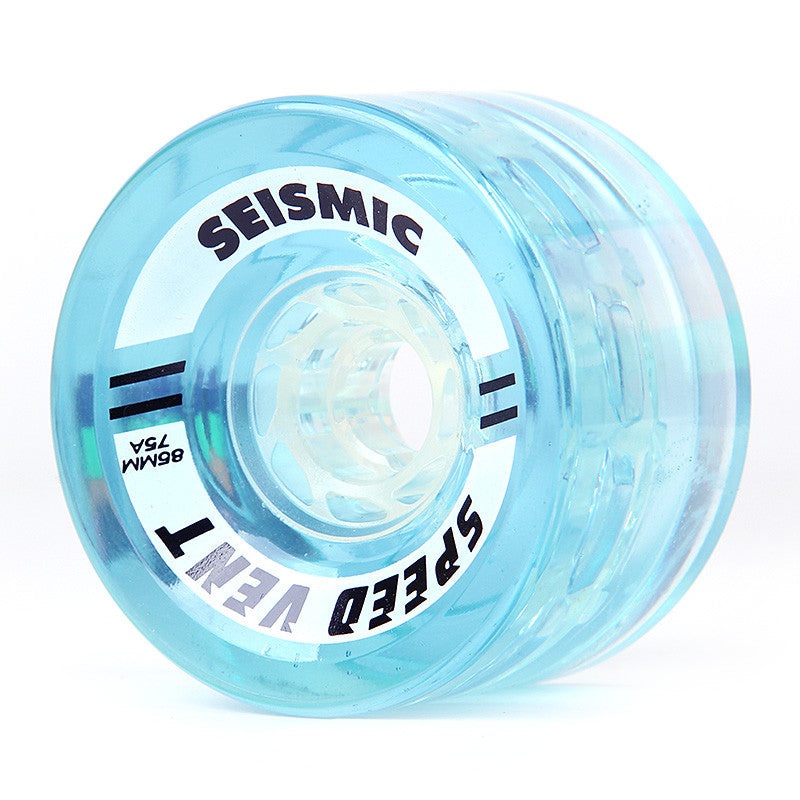 Seismic Speed Vent 85x52mm 75a Wheels – Crystal Blue (Set of 4)
