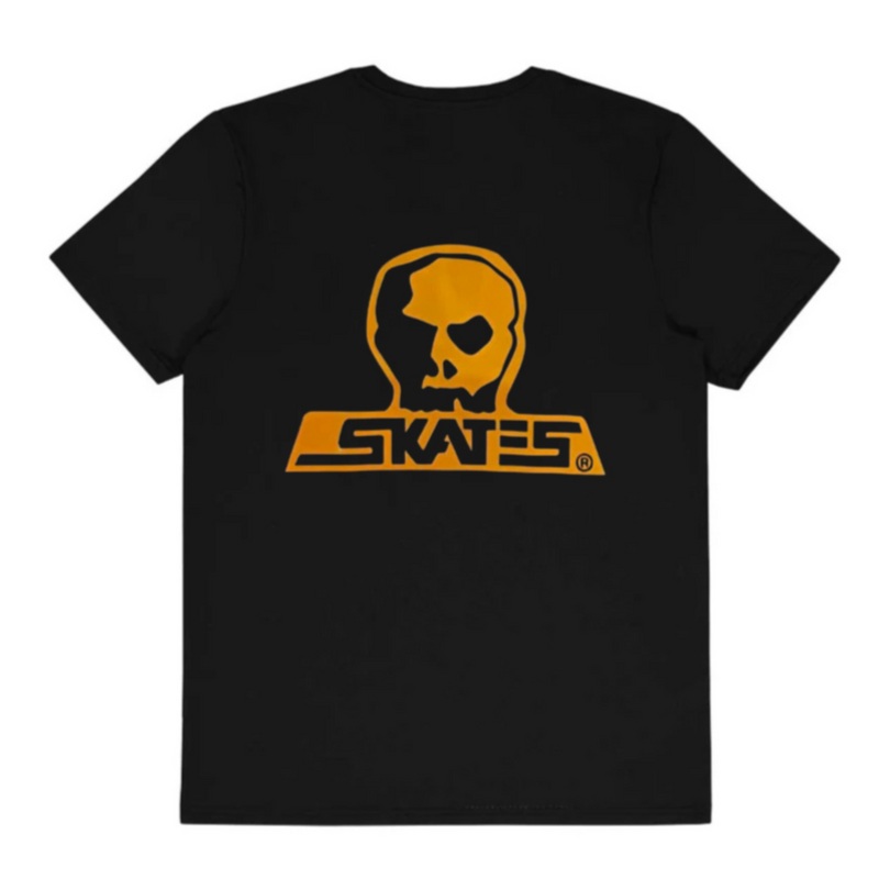 SKULL SKATES GOLDEN BURBS T-SHIRT BLACK MEDIUM