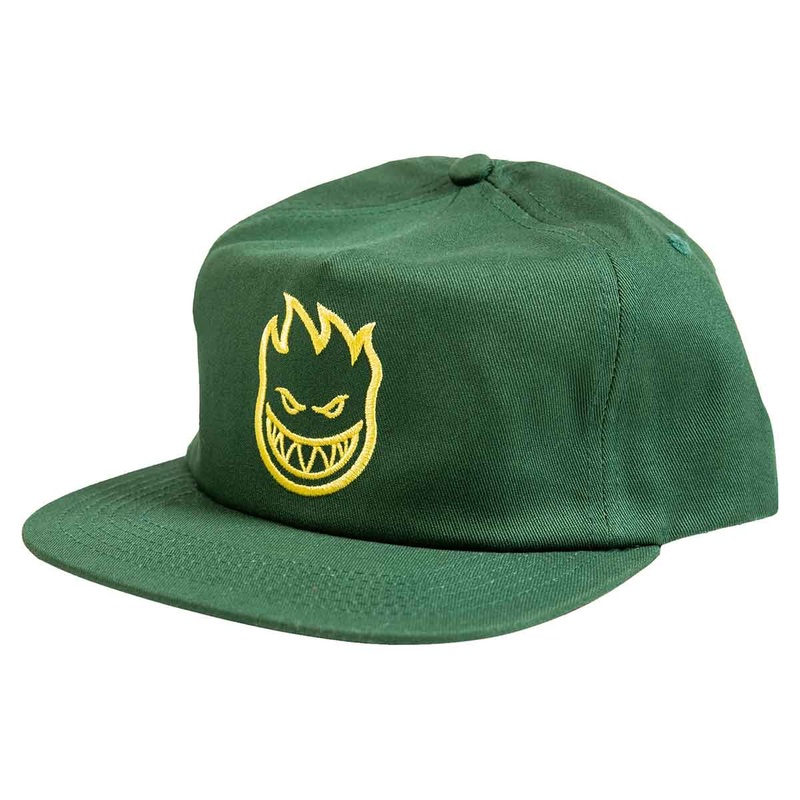 SPITFIRE BIGHEAD SNAPBACK DARK GREEN/YELLOW