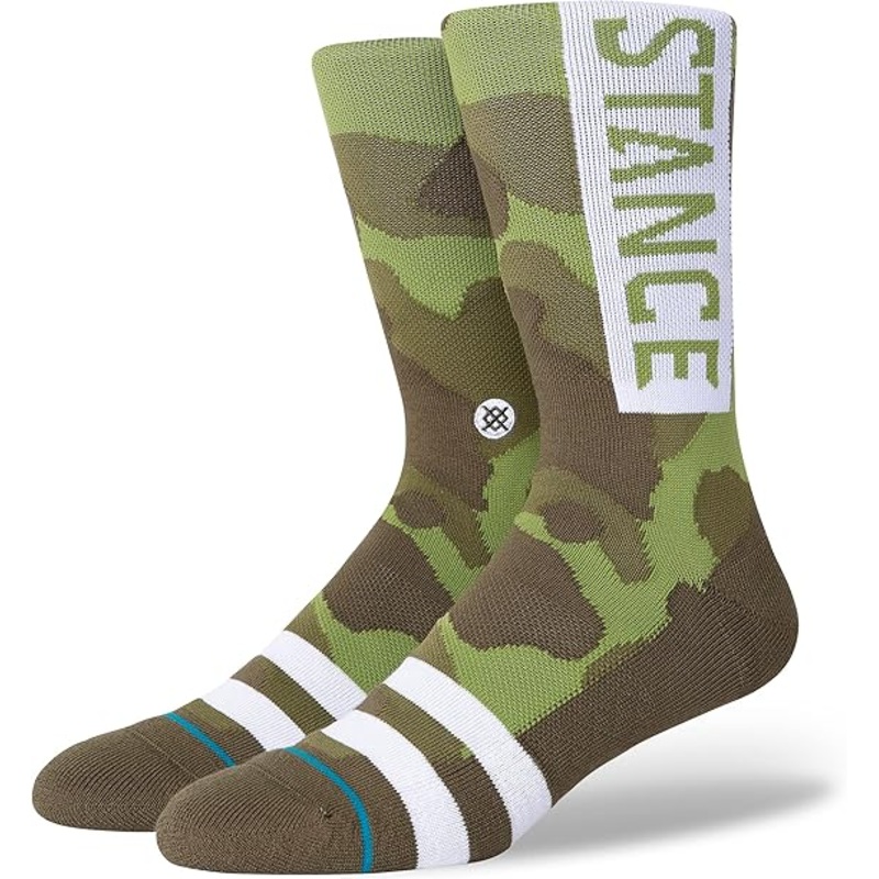 Stance OG Original Camo Crew Socks L