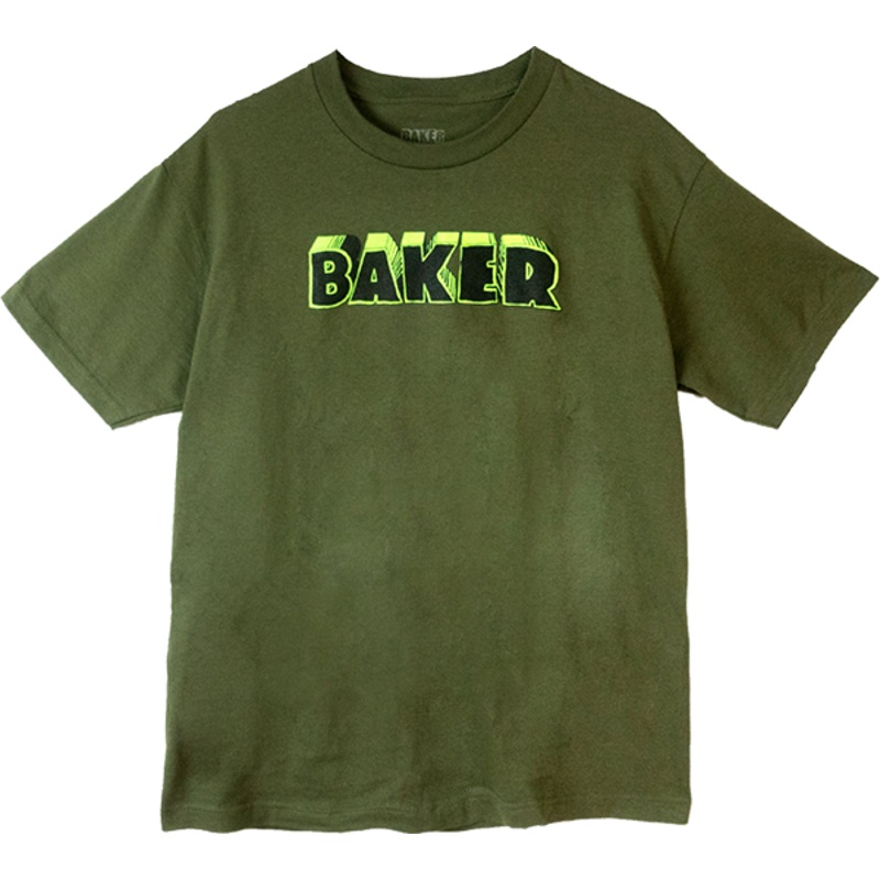 BAKER BOLD SS MILITARY GRN S