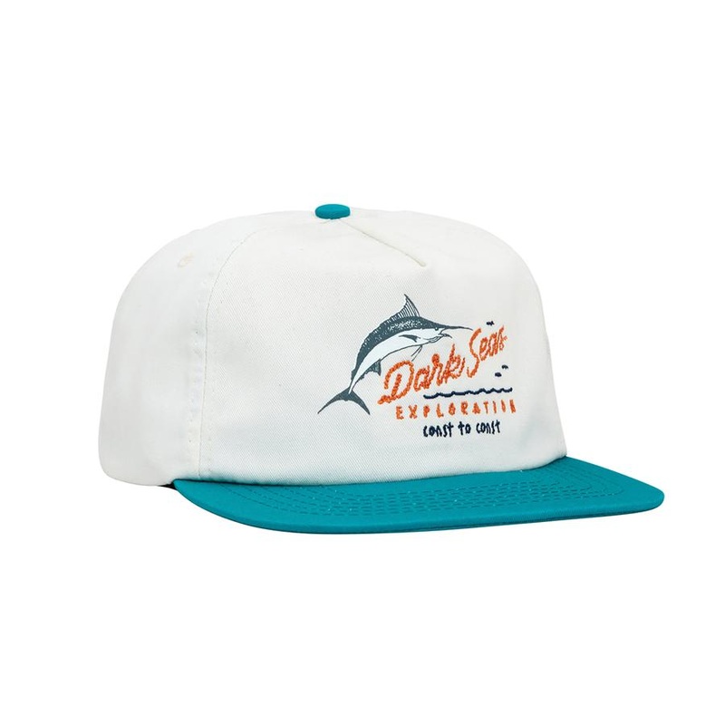 DARK SEAS CUDDY SNAPBACK WHITE/TEAL