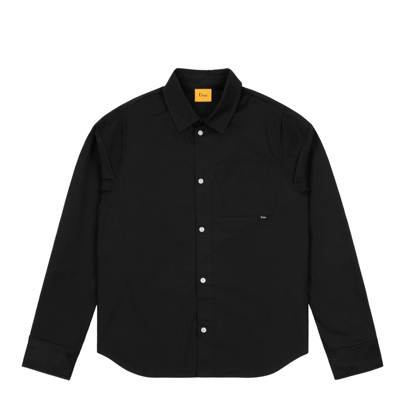 Dime Button Up Shirt – Black Small