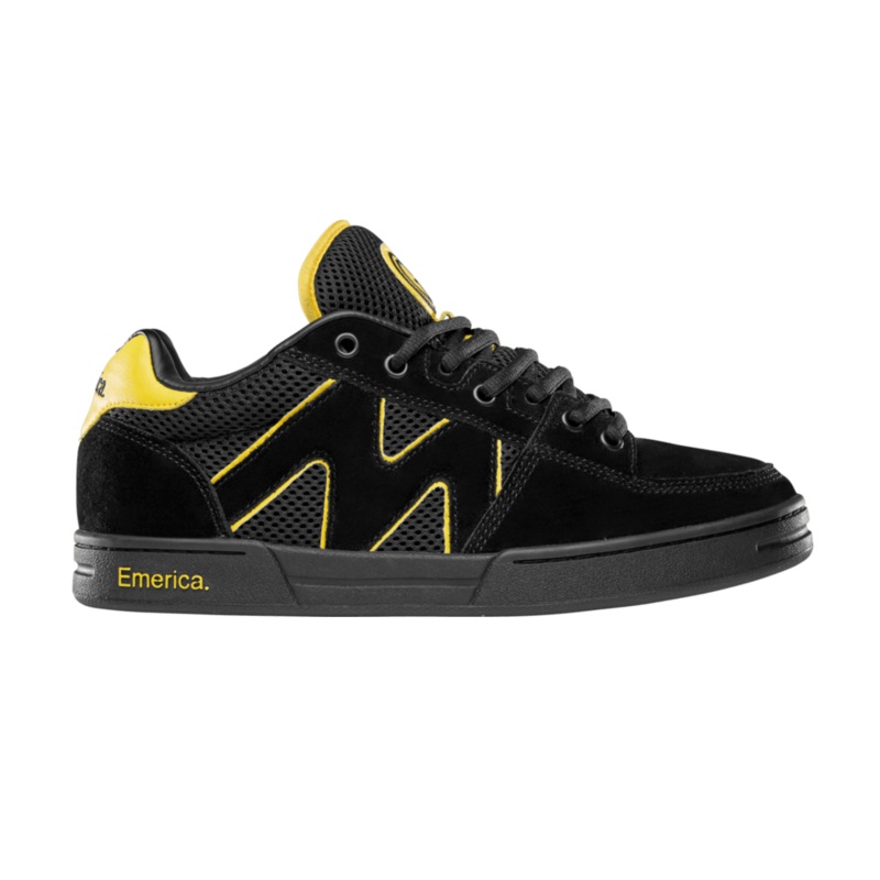 Emerica Shoes OG-1 – Black/Yellow 7 Black
