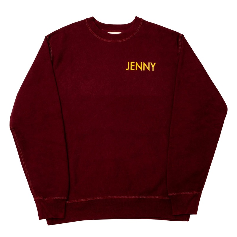 JENNY SNEK CREWNECK MAROON MEDIUM