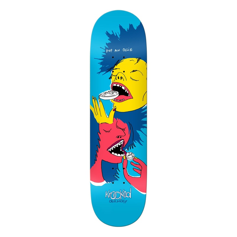 Krooked Eddie Cernicky Popped Deck 8.38″