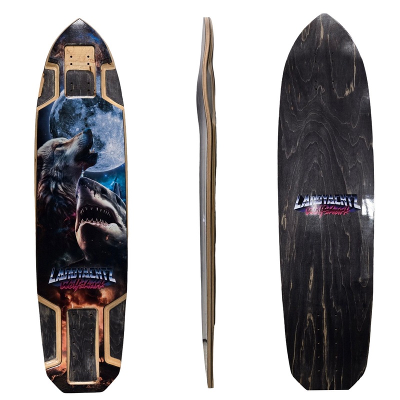 Landyachtz: Wolfshark 2024 Longboard Skateboard Deck