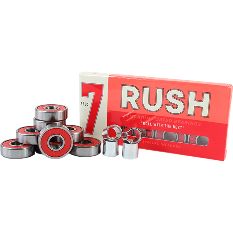 RUSH ABEC-7 BEARINGS W/SPACERS ppp