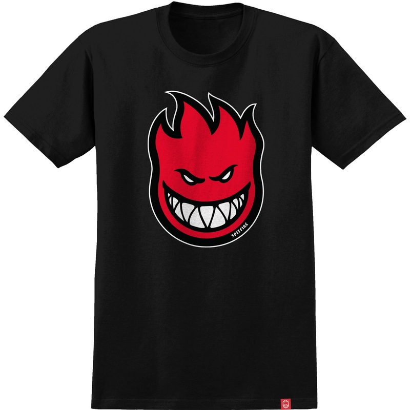 SPITFIRE BIGHEAD FILL YOUTH T-SHIRT BLACK Y-SMALL