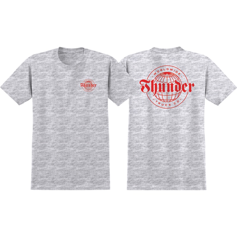 TH WORLDWIDE DBL SS ASH/RED S