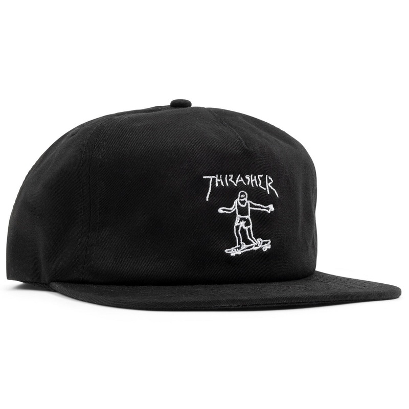 THRASHER GONZ LOGO BLACK SNAPBACK