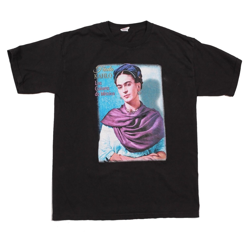 Vintage Frida Kahlo Mexico Tee Black M