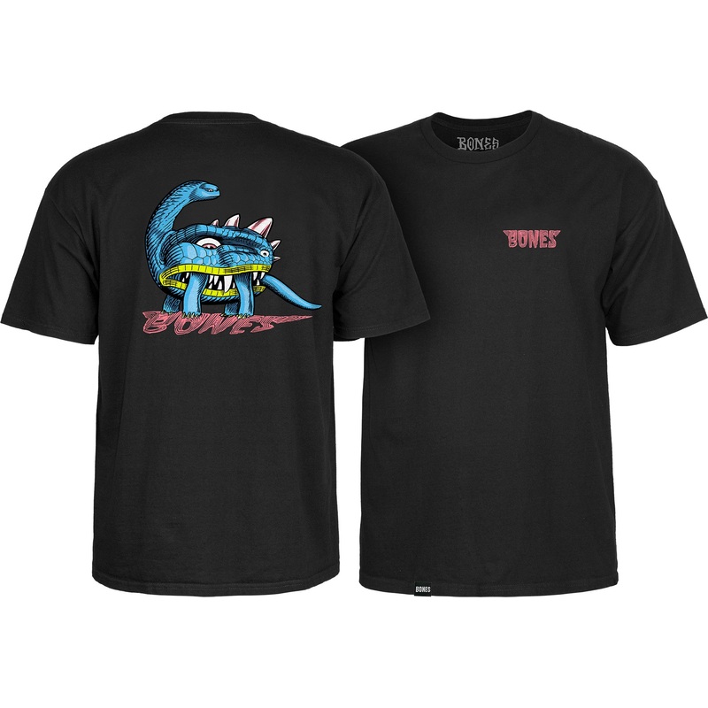 Bones Dino-Sortas T-shirt – Black L Black
