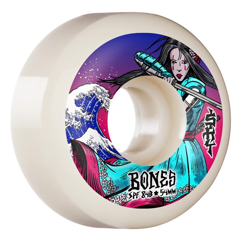 BONES SPF WHEELS SKY BROWN WARRIOR P5 SIDECUT 84B (54MM/56MM) 54MM