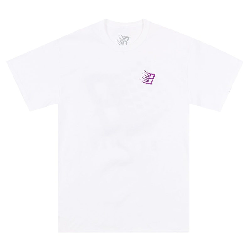 BRONZE POLKA DOT LOGO TEE WHITE MEDIUM