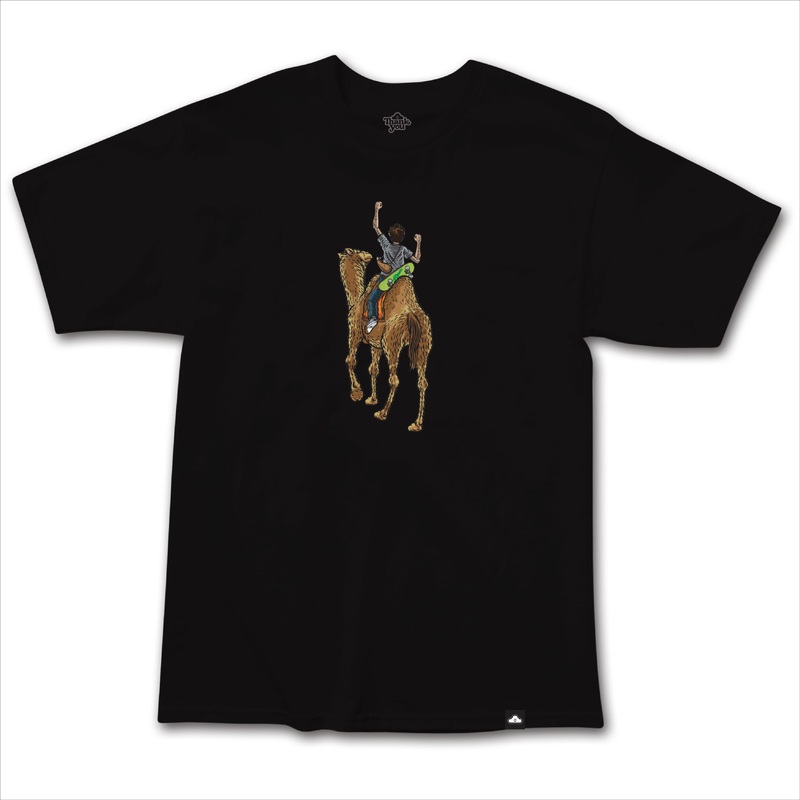 Cairo Camel Tee Black SMALL