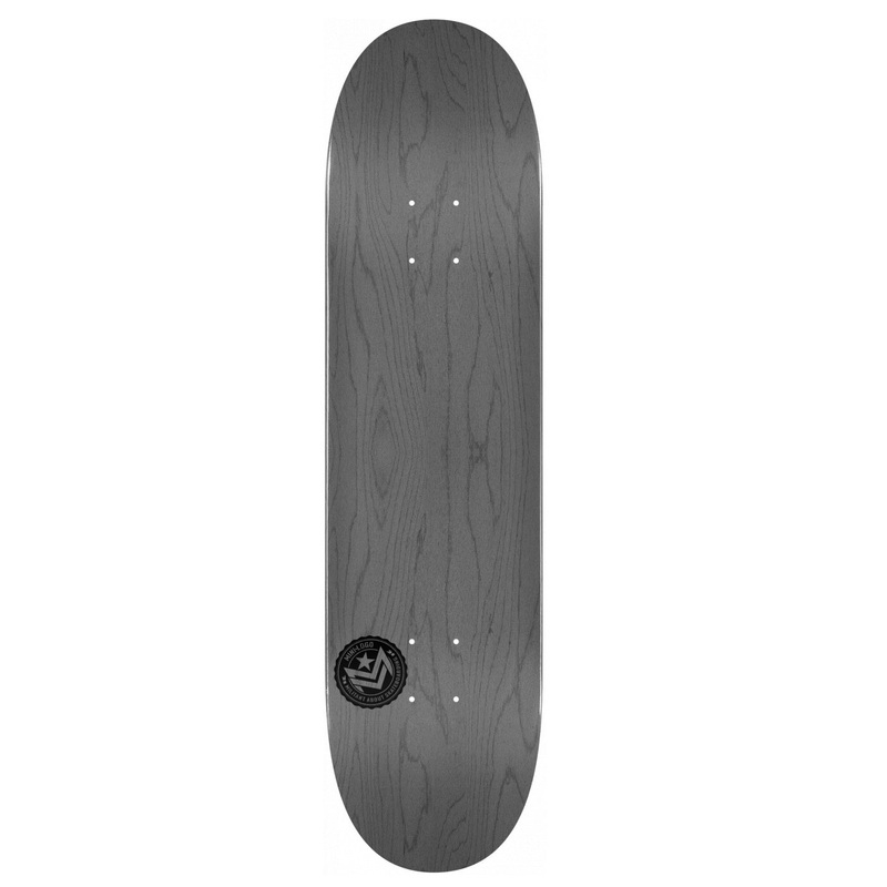 Mini Logo Chevron Stamp Skateboard Deck – 8.5″ Grey