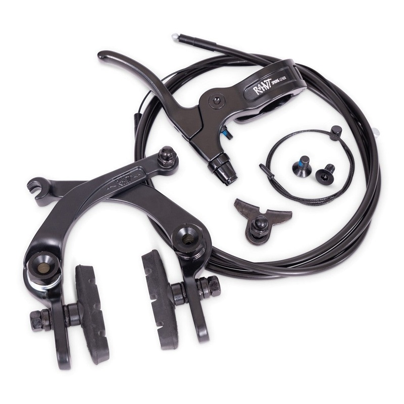 Rant BMX Spring Brakes II Kit (Lever, Cable, Calipers) – Black