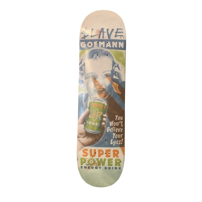 Slave Jon Goemann Super Power Energy Drink 8″ Classic Skateboard Deck