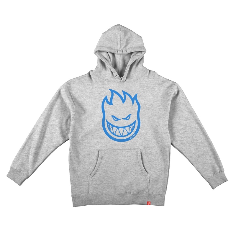 SPITFIRE YOUTH BIGHEAD PULLOVER GREY/BLUE YOUTH SMALL