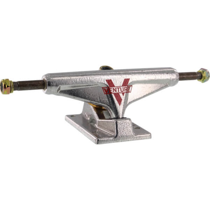 Venture Truck Red Logo Standard Lo 5.25 – Polished (Set of 2)