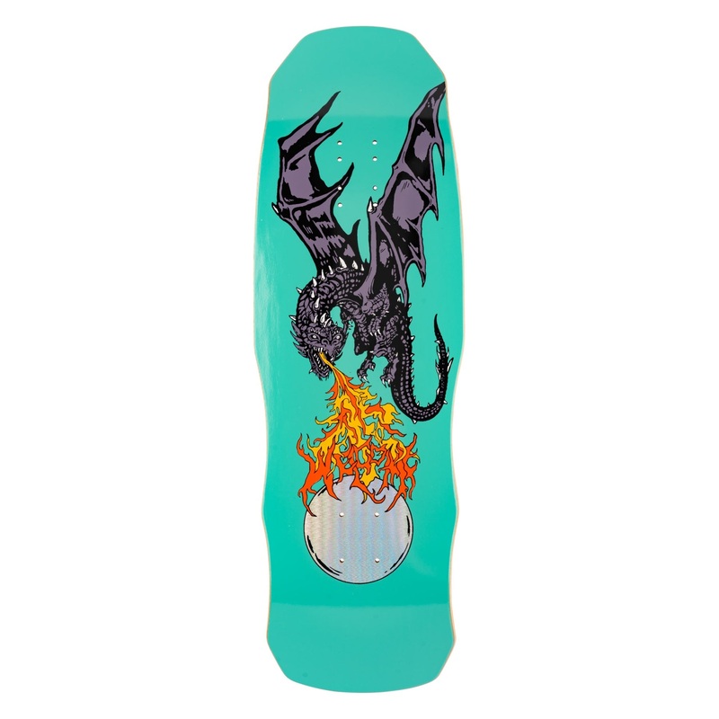 WELCOME DECK FIREBREATHER TEAL (9.75″) 9.75″