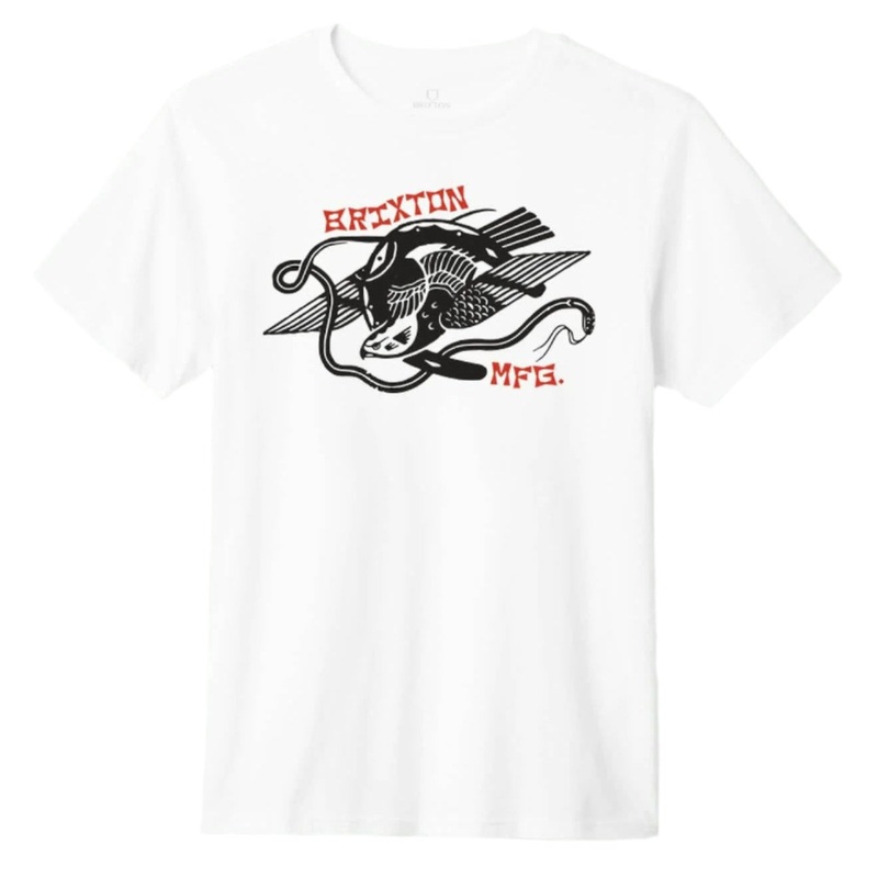 BRIXTON COMBAT S/S STT WHITE MEDIUM