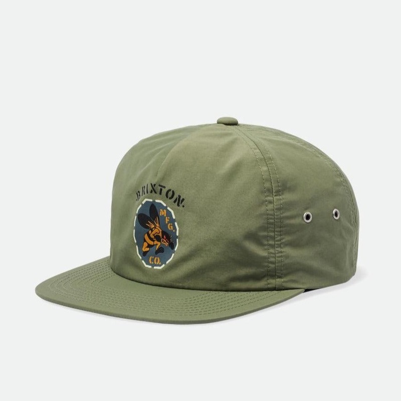 BRIXTON REEDER MP CAP OLIVE SURPLUS