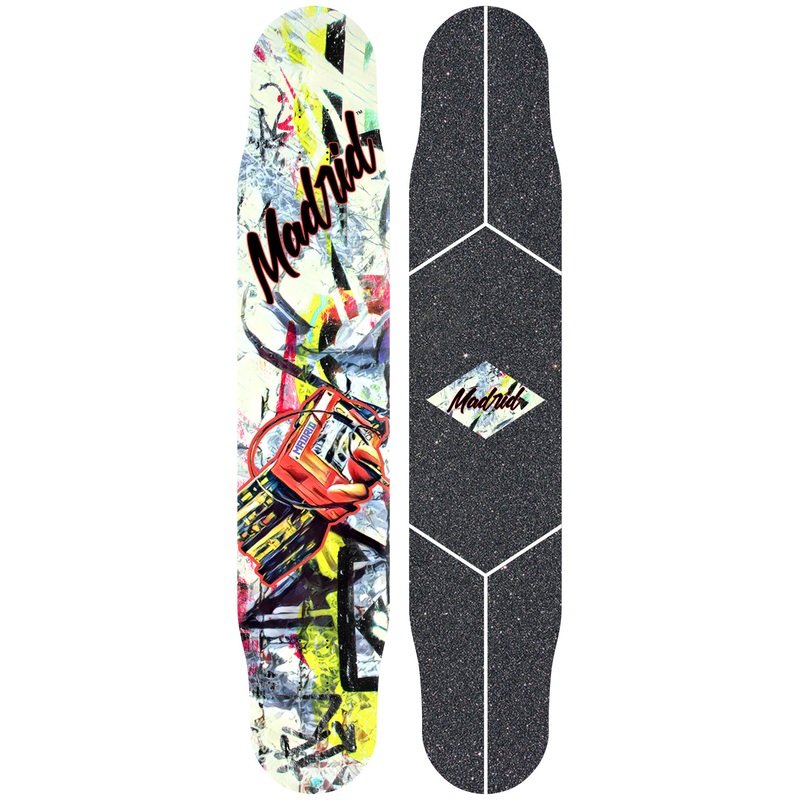 Fiberglass Longboard Carver 46″ Walkman Deck Only