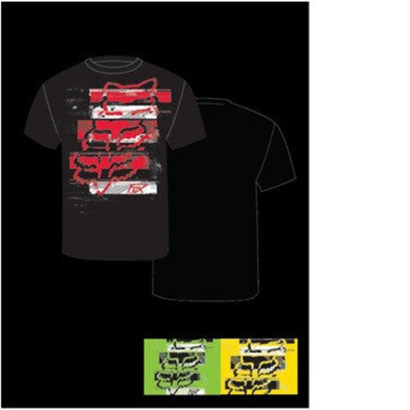 Fox Tee Tryptich Black