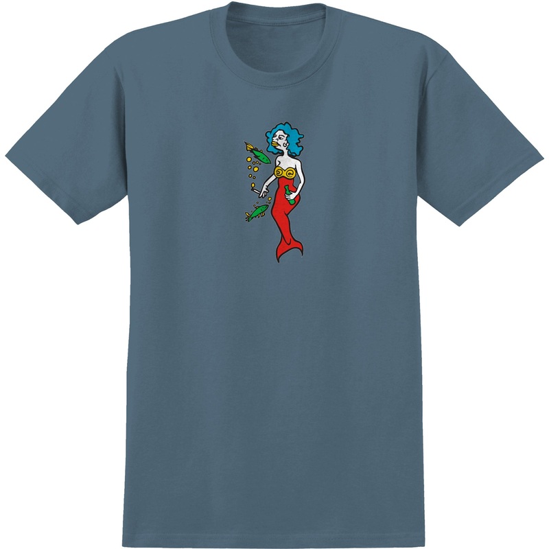 KROOKED MERMAID SS T-SHIRT NAVY SMALL
