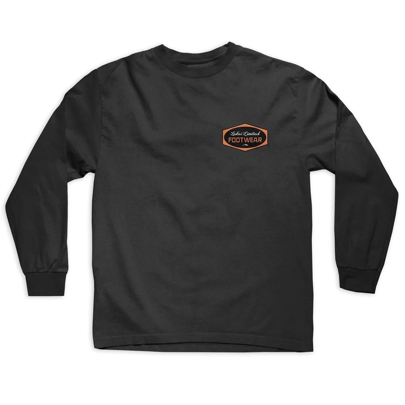 Lakai Paint Long Sleeve Tee – Black S Black