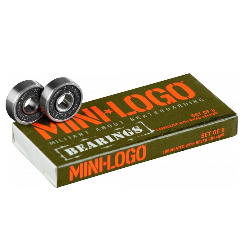 Mini Logo Series 3 Skateboard Bearings – 8mm (Set of 8)