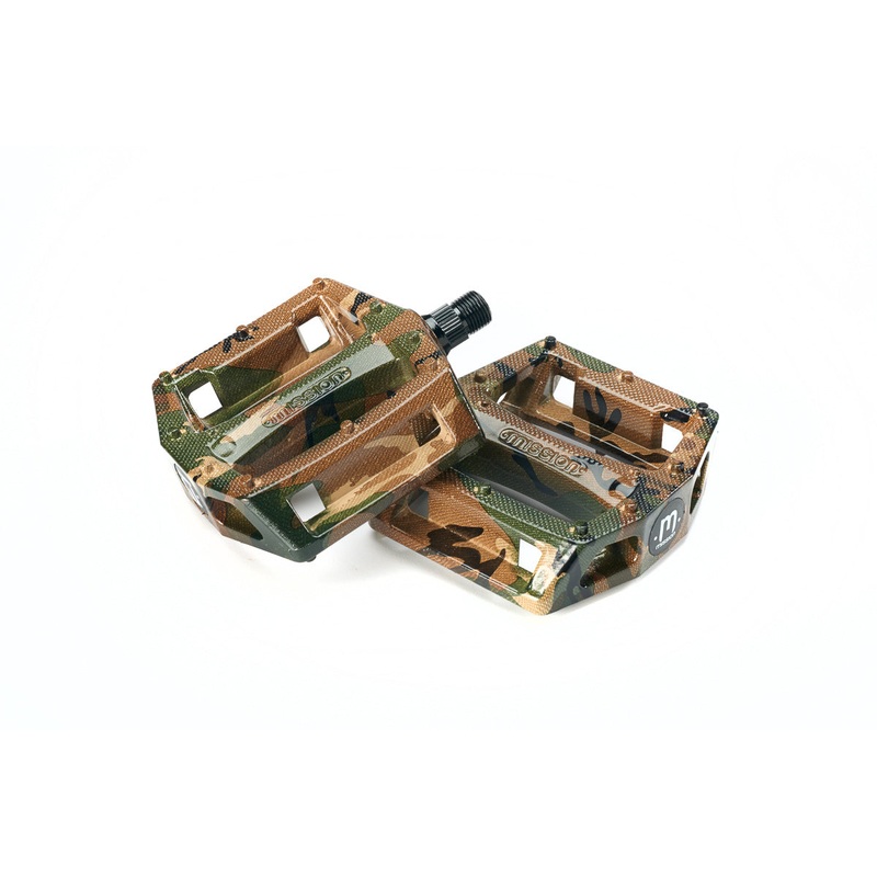 Mission BMX Impulse PC Pedals – Camo