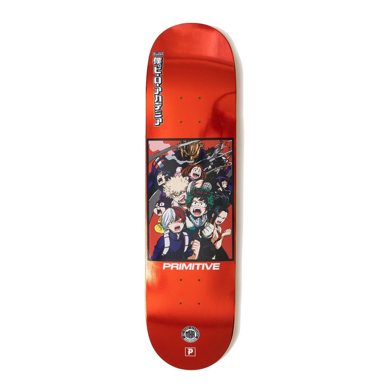 Primitive My Hero Academia Skateboard Deck – 7.75 Red