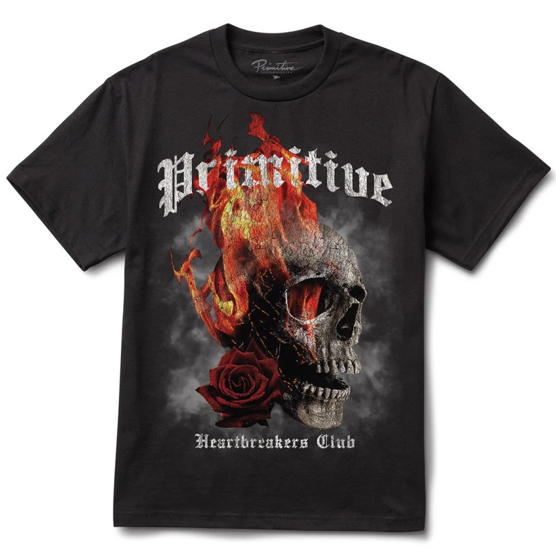 Primitive Torch Black Heavyweight S/s Shirt S