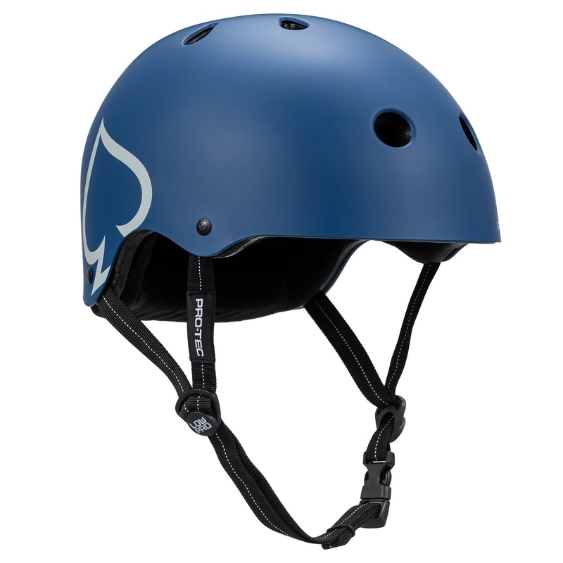PRO-TEC LOW PRO HELMET MATTE BLUE SM/MD
