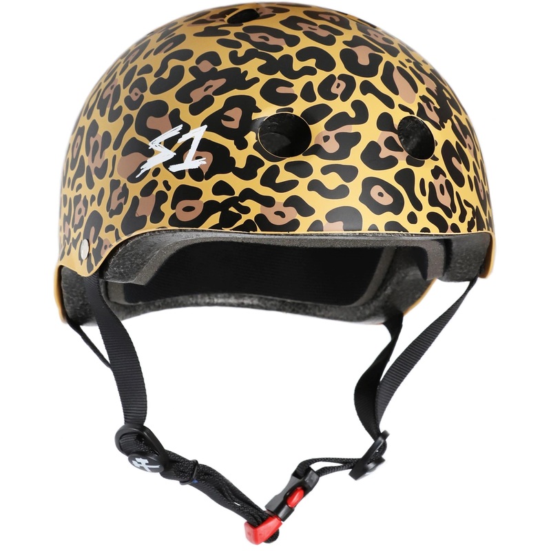 S1 Mini Lifer Helmet – Tan Leopard Print Matte X-Small (18.5″) Brown