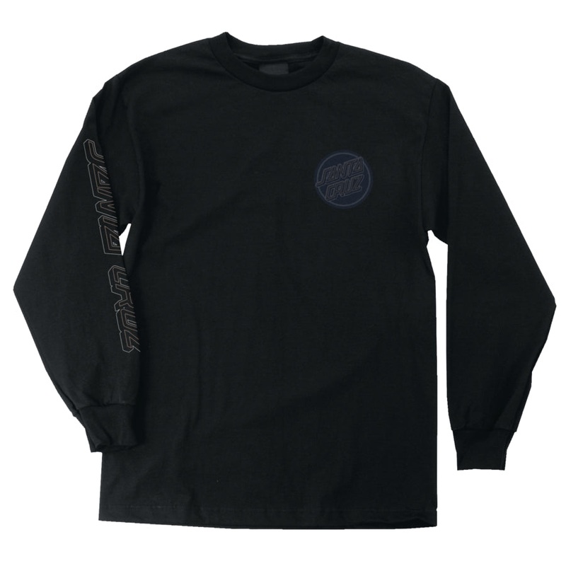 SANTA CRUZ L/S T-SHIRT MOONLIGHT DOT MED