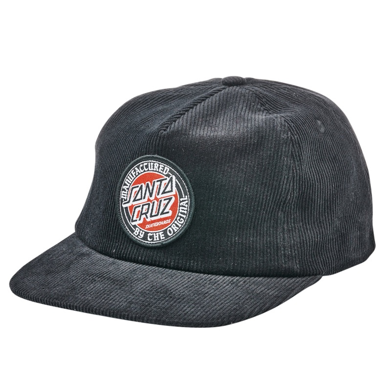 SANTA CRUZ SNAPBACK MFG DOT CLUB BLACK