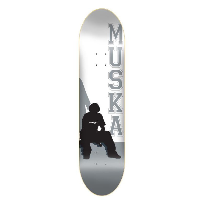 SHORTYS MUSKA SILHOUETEE DECK GREY (7.5″) 7.5″