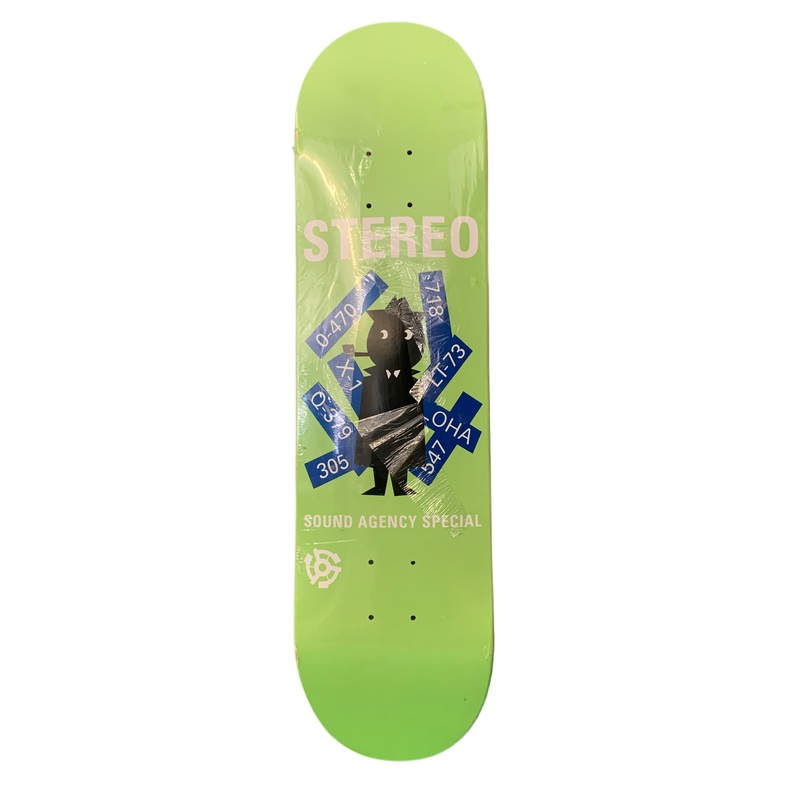 Stereo 2007 Investigator Green 7.9″ Classic Skateboard Deck