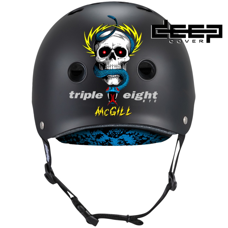 TRIPLE 8 DEEP COVER HELMET MIKE MCGILL SIGNATURE EDITION XS/S