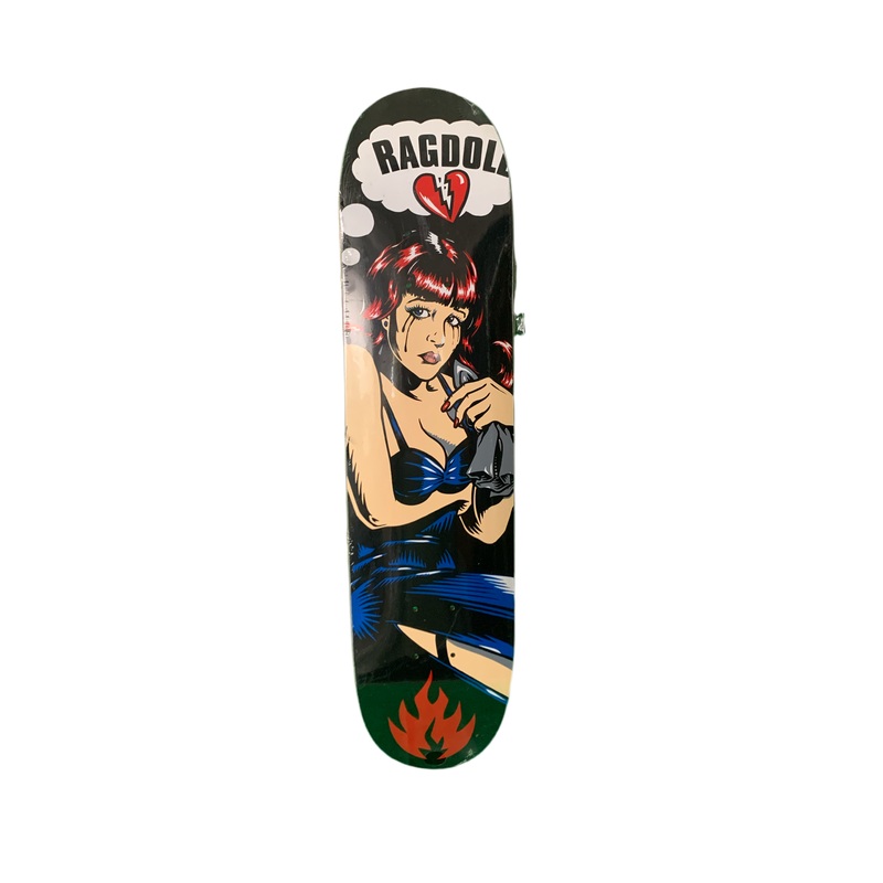 Black Label Ragdoll After Midnight Series 2004 7.5″ Classic Skateboard Deck