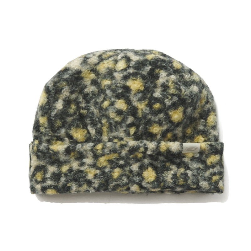 BSRABBIT SOFTLY BEANIE YELLOW LEOPARD