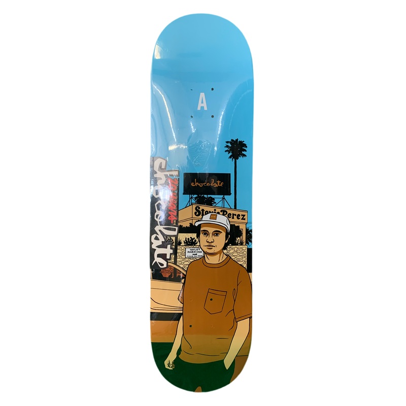Chocolate Stevie Perez City Series 2014 8.25″ Classic Skateboard Deck