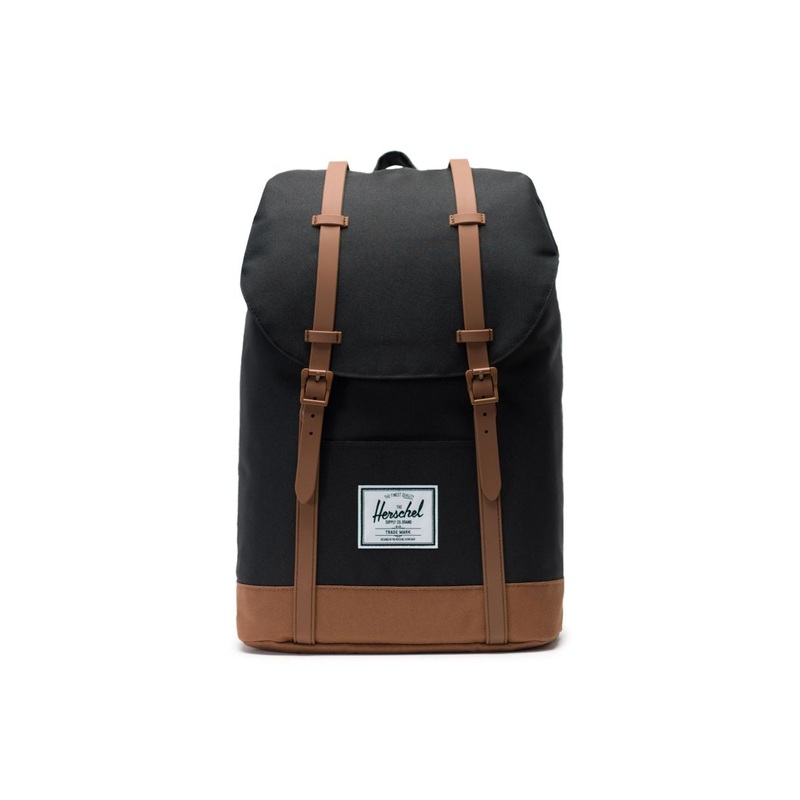 HERSHEL RETREAT BLACK/SADDLE BROWN