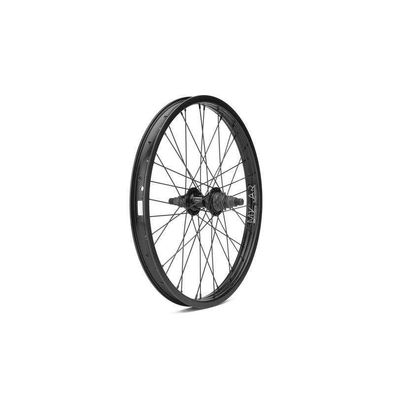 Mission BMX 18″ React Cassette Rear Wheel – Black