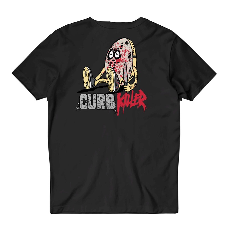 SLAPPY – CURB KILLER T-SHIRT BLACK SMALL