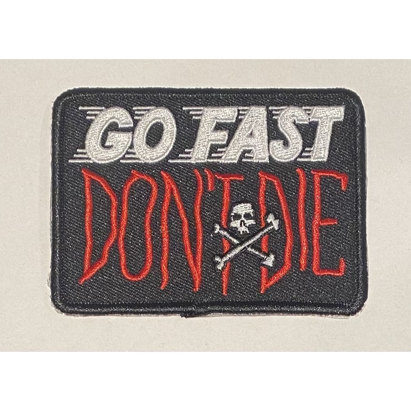 swinej Go Fast Don’t Die Patch Black